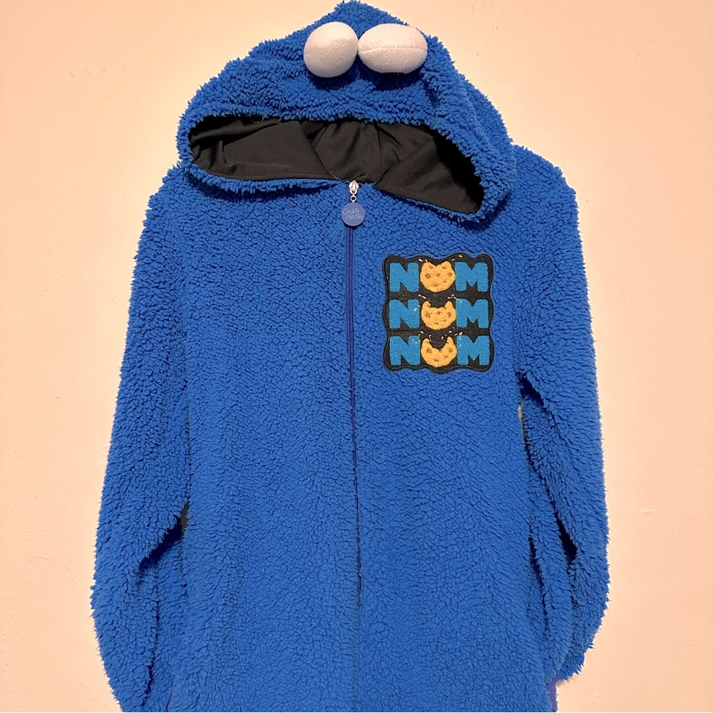 Cookie Monster Onesie Costume , Size Small
